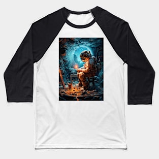 Retro Astronaut Baseball T-Shirt